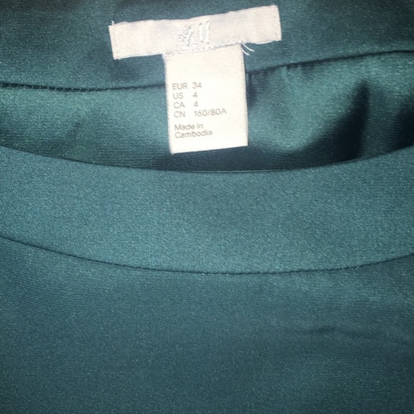 H&M deep ocean blue special event dress - Picture 4 of 6